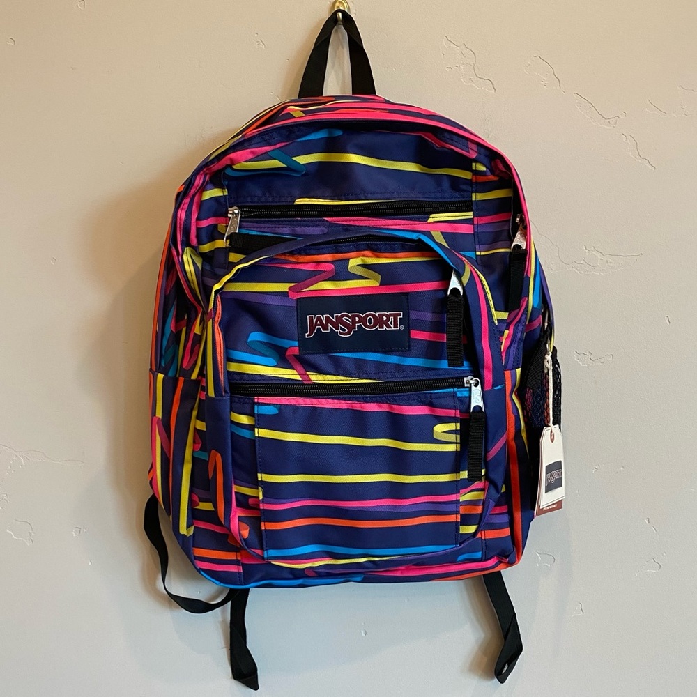 JANSPORT Rainbow Ribbons Big Student Superbreak Backpack